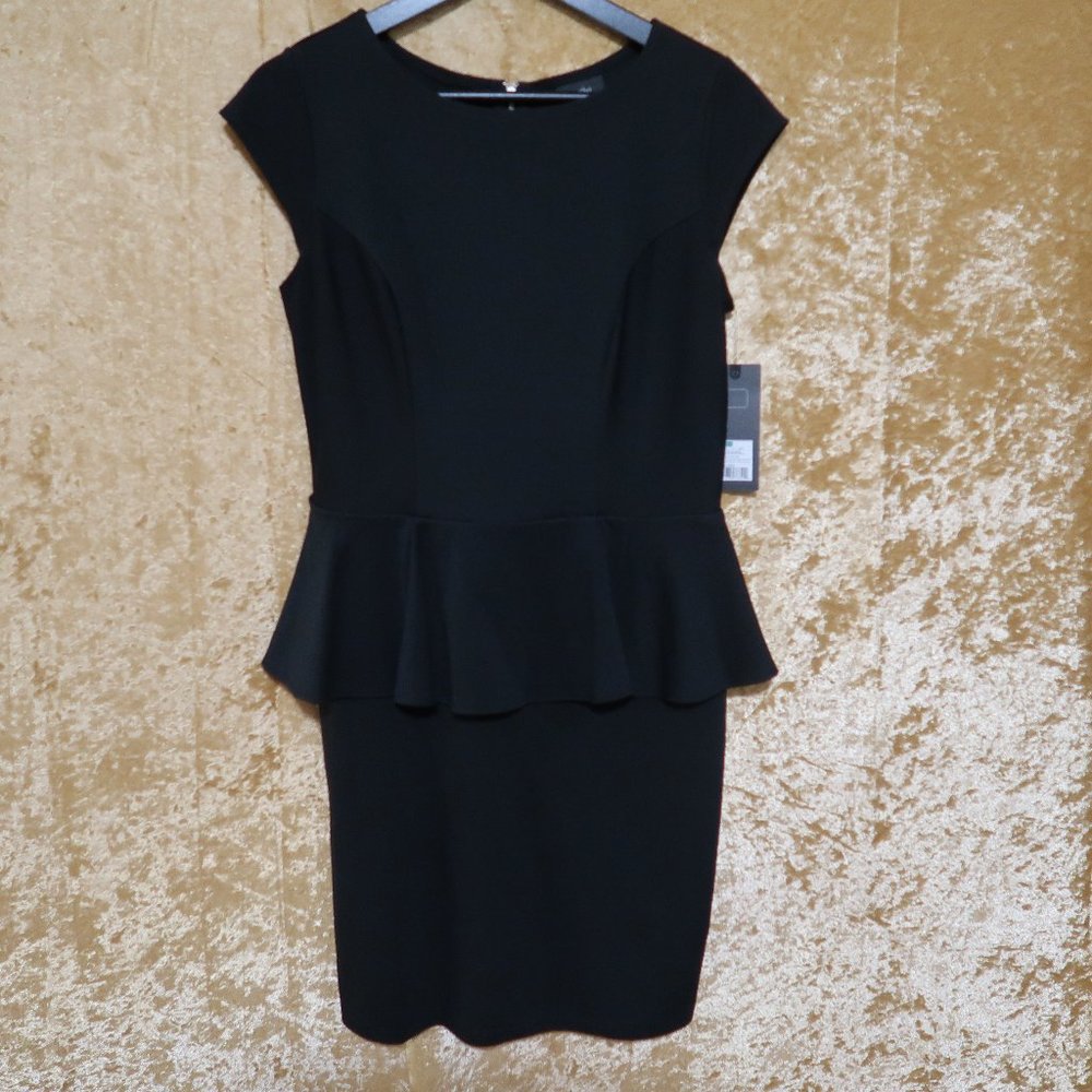 Mossimo Black Peplum Dress - Medium